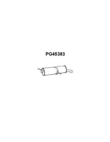 Silenciador posterior Veneporte 112.PG45383 - PEUGEOT 307 1.4HDI 01-SILENCIOSO T RASEIRO