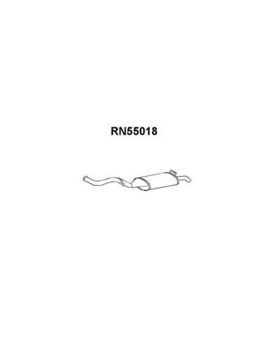 Silenciador posterior Veneporte 112.RN55018 - RENAULT 19 89-SIL.TRAS (1.4)