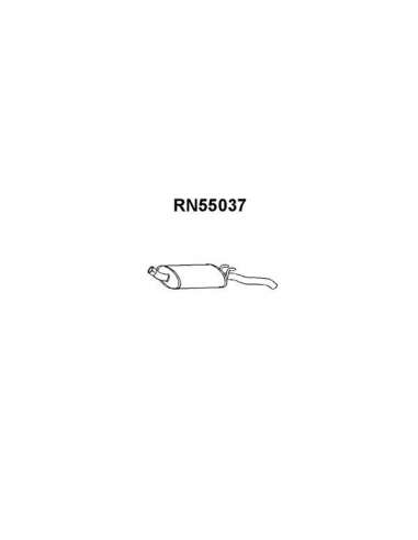 Silenciador posterior Veneporte 112.RN55037 - RENAULT EXPRESS 86-SIL.TRAS
