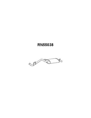 Silenciador posterior Veneporte 112.RN55038 - RENAULT CLIO 90SIL.TRAS (1.9D)