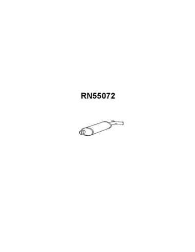 Silenciador posterior Veneporte 112.RN55072 - RENAULT 4 GTL 1.1SIL.TRAS