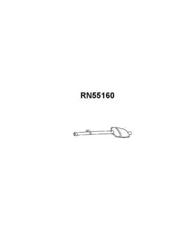 Silenciador posterior Veneporte 112.RN55160 - RENAULT 12 L-TL 76SIL FRT