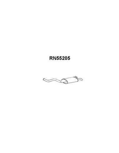 Silenciador posterior Veneporte 112.RN55205 - RENAULT 19 91-SIL TRAS (TD)