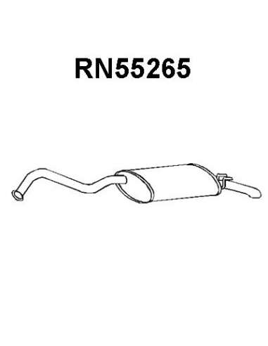 Silenciador posterior Veneporte 112.RN55265 - RENAULT 21 87-SILENCIOSO TRAS (GTX NEV)