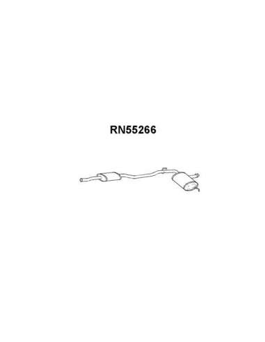 silenciador del medio Veneporte 112.RN55266 - RENAULT 21 NEVADA 1.7 89-SILENCIOS O FRT