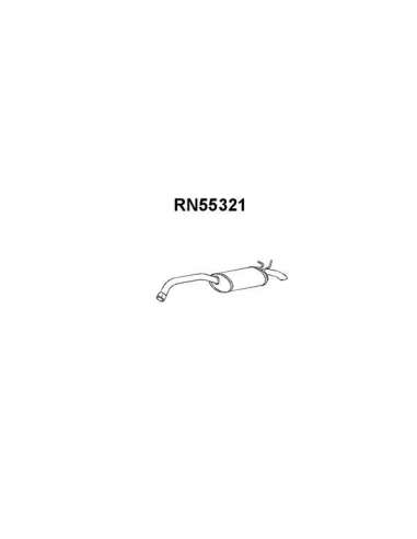Silenciador posterior Veneporte 112.RN55321 - RENAULT SAFRANE 2.1TD 92-SILENCIOS O TRA