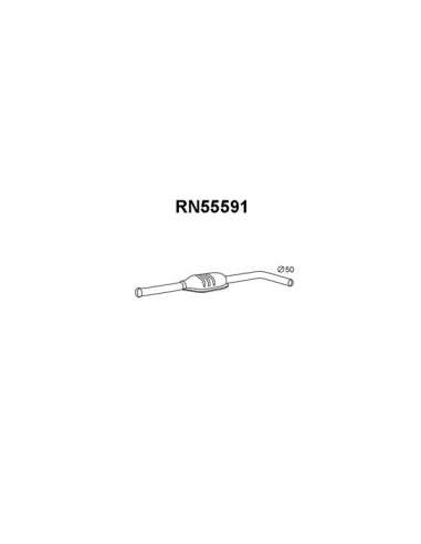 Silenciador posterior Veneporte 112.RN55591 - RENAULT MEGANE 99-SILEN MEIO(1.6)
