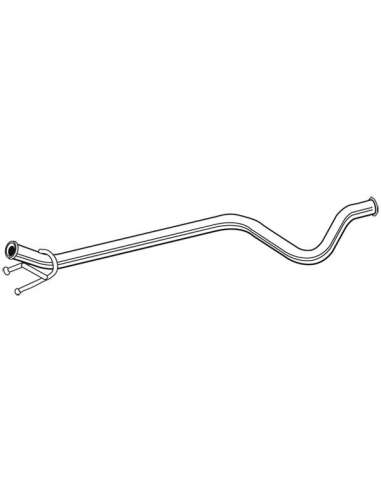 Tubo de escape Walker 08227 - CITROEN C4 HB/Coupe 1.6HDi 1