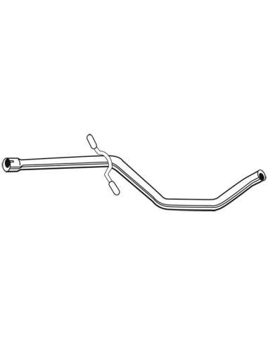 Tubo de escape Walker 08996 - PEUGEOT 407 1.6 04/04 --