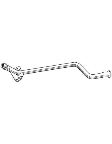 Tubo de escape Walker 09121 - CITROEN Xsara 1.4 HDi 01/03 -