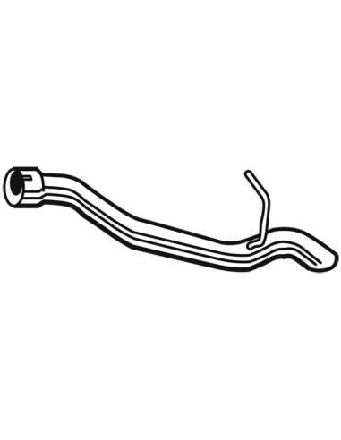 Tubo de escape Walker 10373 - Ford Focus II 1.4/1.6/1.8/2.0