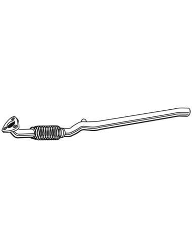Tubo de escape Walker 10416 - OPEL CORSA C 1.0 16V 09/2000
