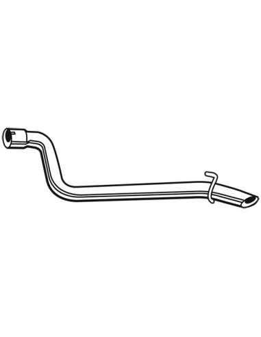 Tubo de escape Walker 10420 - MERCEDES Vito 2.1CDI 092003-