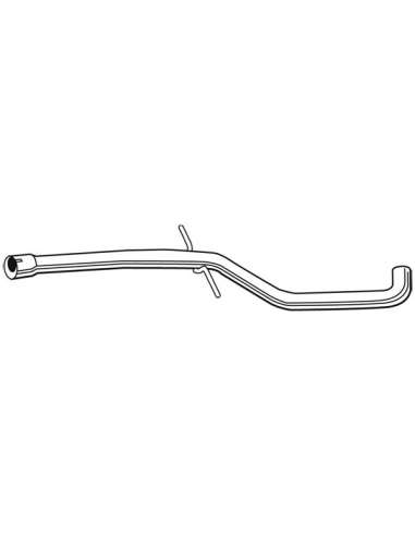 Tubo de escape Walker 10423 - SEAT ALTEA/LEON II 2.0TDI 03/