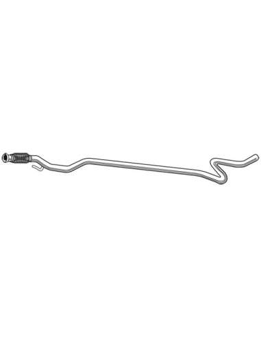 Tubo de escape Walker 10444 - PEUGEOT 207 1.4 HDI 04/08--