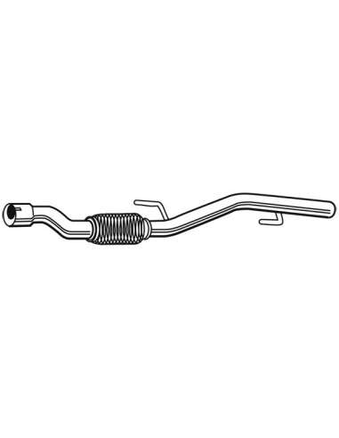Tubo de escape Walker 10461 - FIAT DOBLO 1,3JTD 02/04--10/0