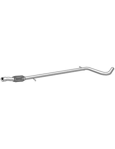 Tubo de escape Walker 10480 - FIAT Nuova 500 1.3 07/07 - IP