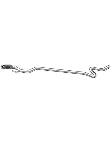 Tubo de escape Walker 10501 - PE 207 1560 cc, 81 kw HB
