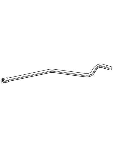 Tubo de escape Walker 10502 - OP Astra 1248 cc, 66 kw