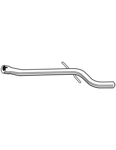 Tubo de escape Walker 10515 - CI Repair Pipe for 20640