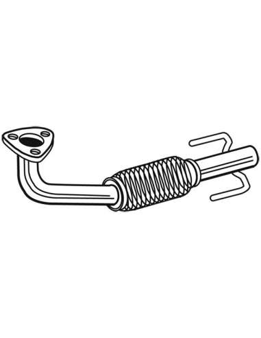 Tubo de escape Walker 10536 - OPEL Vectra
