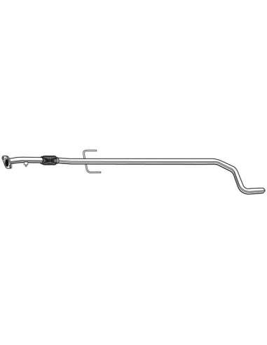 Tubo de escape Walker 10554 - FIAT Grande Punto IP