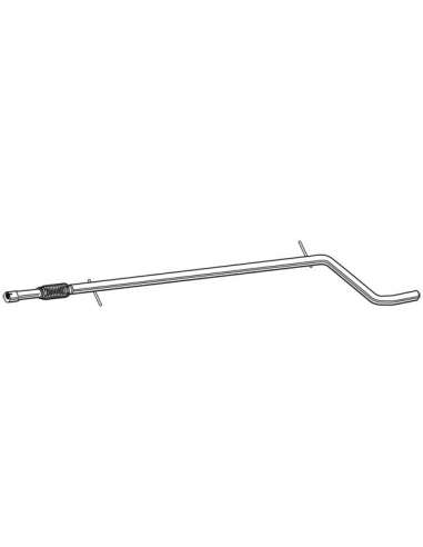 Tubo de escape Walker 10598 - FIAT PANDA VAN 1.3 D 12/03-12