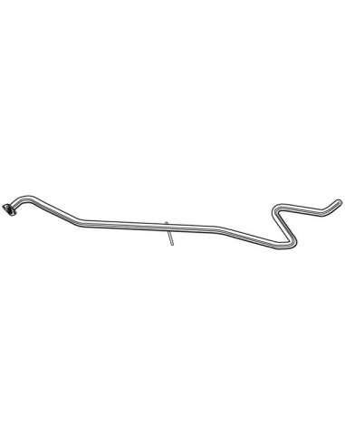 Tubo de escape Walker 10619 - FORD FIESTA 1.4-1.6TDCI 10/08