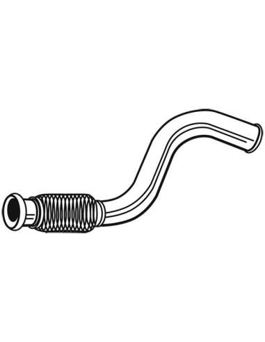 Tubo ondulado, sistema de escape Walker 10665 - PEUGEOT PARTNER 1.6HDI 04/10-