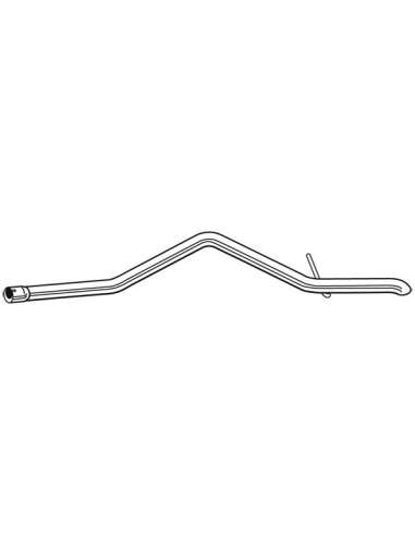 Tubo de escape Walker 10668 - FORD TRANSIT TAIL PIPE