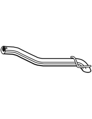 Tubo de escape Walker 10709 - GM ASTRA/VAUXH. CM/CMV 1.7CDT