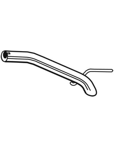 Tubo de escape Walker 10722 - GM ASTRA HB 1,6PETROL/1,3D 12