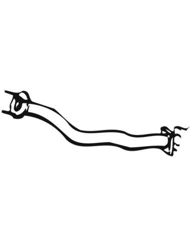 Tubo de escape Walker 12221 - SAAB 900 TURBO 87-