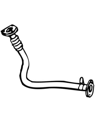 Tubo de escape Walker 12418 - TOYOTA Landcruiser 2.4TD 10/8