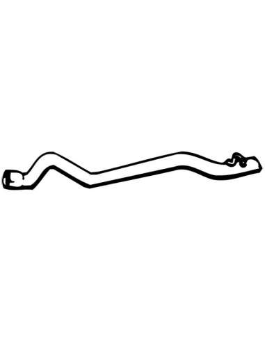 Tubo de escape Walker 12771 - SAAB 900 Turbo 84-