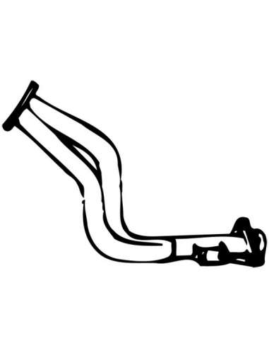 Tubo de escape Walker 13001 - AUDI 80 1600 9/86-