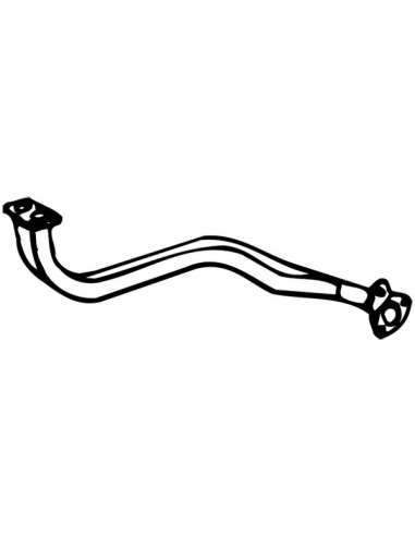 Tubo de escape Walker 13101 - OPEL Kadett E 1600 Hatchback