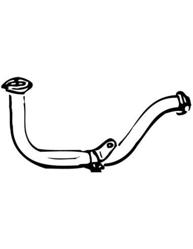 Tubo de escape Walker 13222 - PEUGEOT 205 GR/SR/XR 1360cc