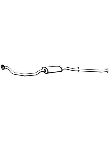 silenciador del medio Walker 13223 - PEUGEOT 205 1360 cc 1987- IS