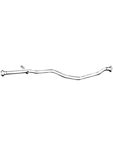 Tubo de escape Walker 13678 - PEUGEOT 405 GLD/GRD 3/88-