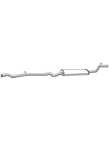 Silenciador posterior Walker 13707 - FIAT Tipo 1.4/1.6/1.7D 1/88-