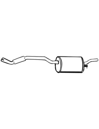 Silenciador posterior Walker 14017 - BMW 520i Cat. E34 9/87-