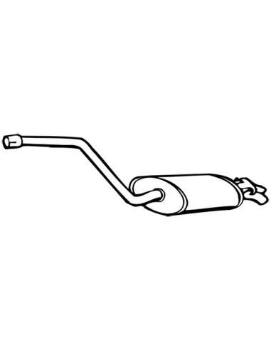 Silenciador posterior Walker 14104 - MERCEDES