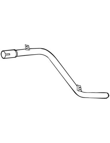 Tubo de escape Walker 14133 - MERCEDES 100 D 2.4 53kW 87-