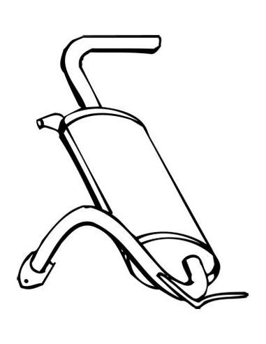 Silenciador posterior Walker 14143 - MITSUBISHI Lancer 1500