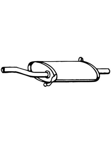 Silenciador posterior Walker 14162 - NISSAN Sunny Kat 1.6 3/5dr 86