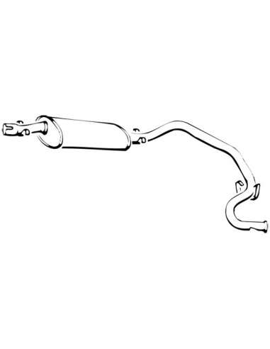 Silenciador posterior Walker 14226 - PEUGEOT J5 TDiesel 88-