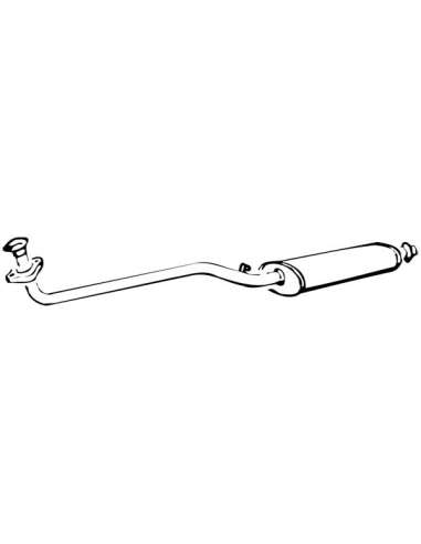 Silenciador posterior Walker 14268 - RENAULT Trafic T5/TB/T7 Petro