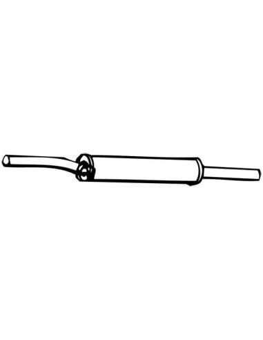 Silenciador posterior Walker 14398 - VOLKSWAGEN Polo 1300 8/85- IS