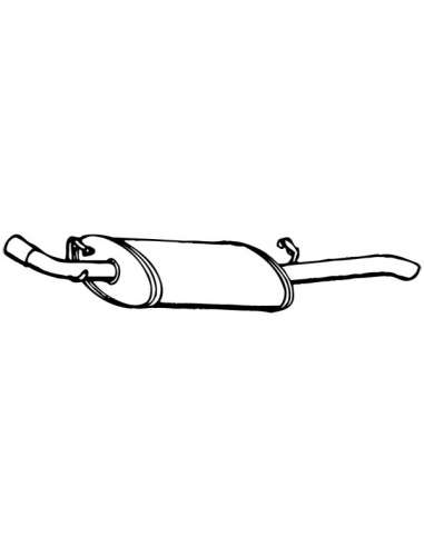 Silenciador posterior Walker 14531 - VAUXHALL Cavalier/Vectra 1.4-